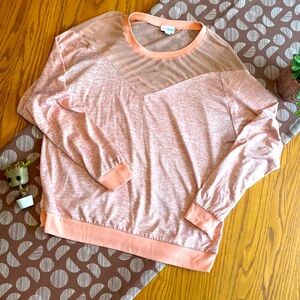 LULAROE Pastel Pink Sweatshirt